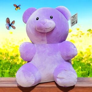 Valentine's Day Purple Gummy Bear Plush, 16 in Purple NEW